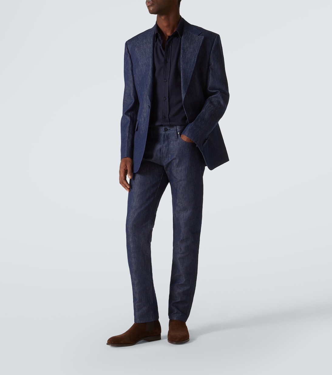 Pantaloni regular in cotone e lino | Gabriela Hearst
