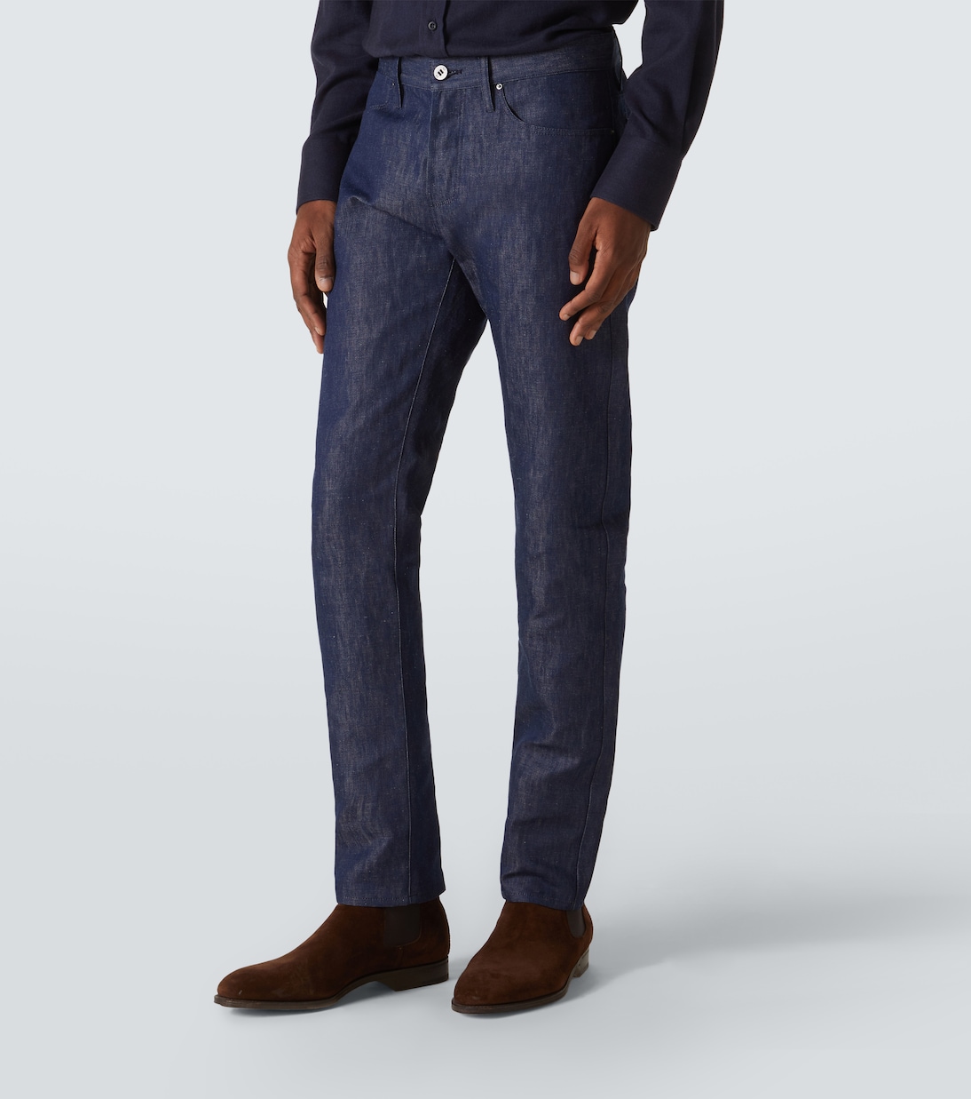 Pantaloni regular in cotone e lino | Gabriela Hearst