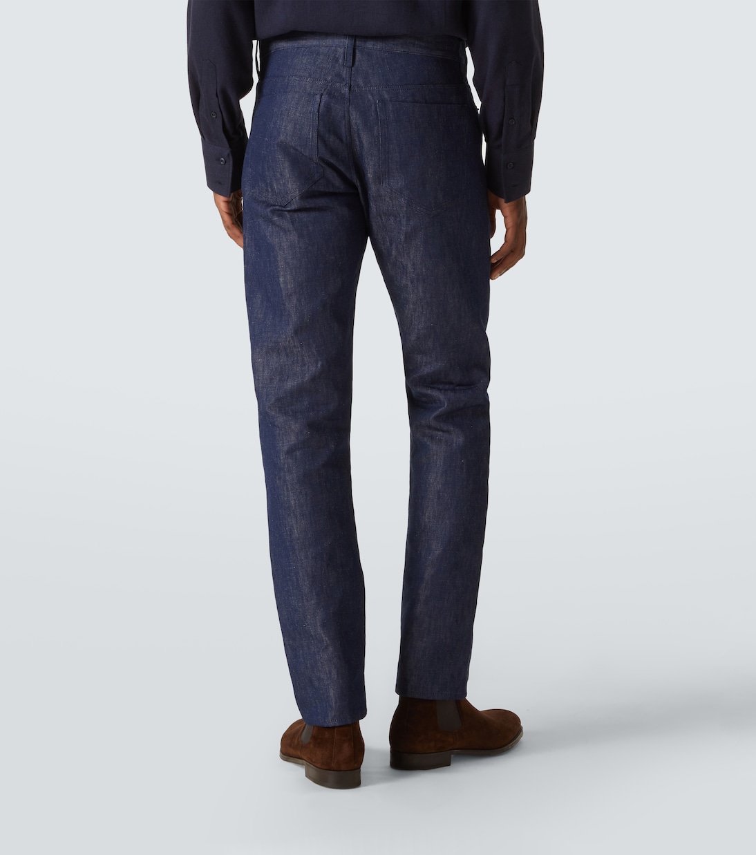 Pantaloni regular in cotone e lino | Gabriela Hearst