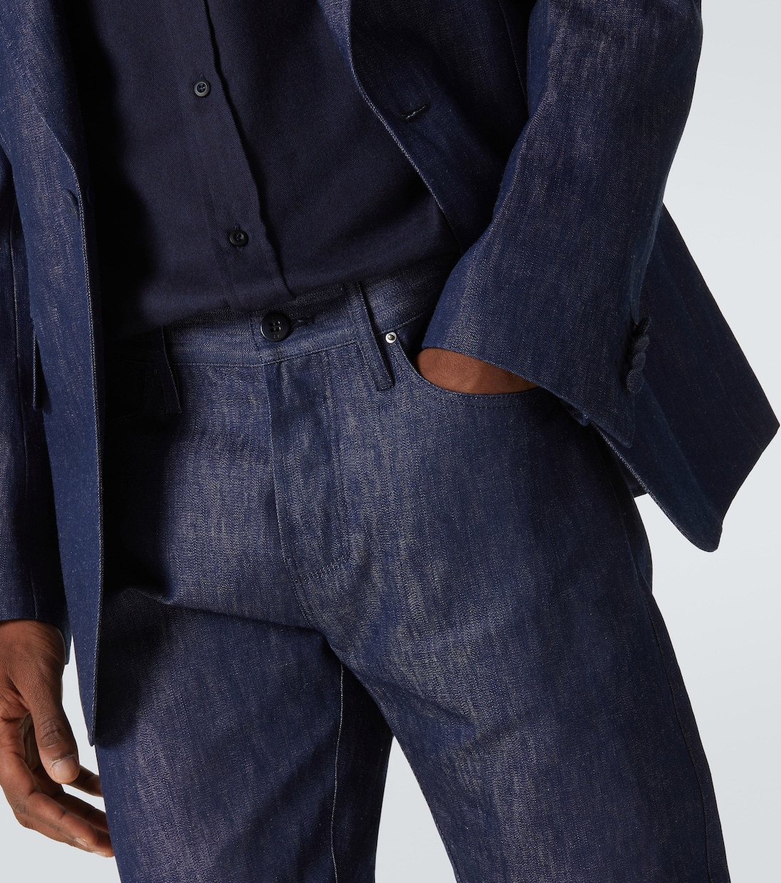 Pantaloni regular in cotone e lino | Gabriela Hearst