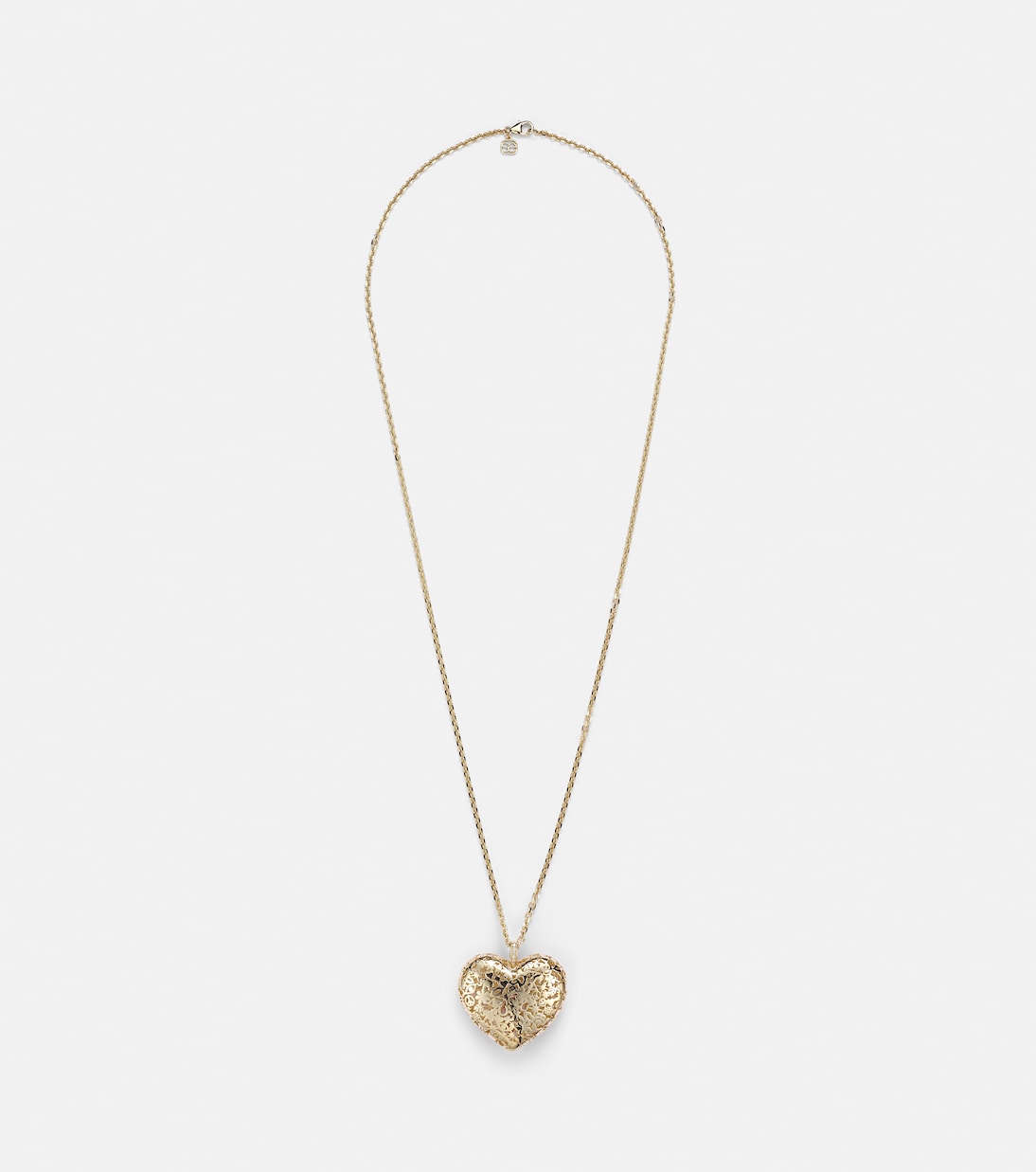 Collier Puffy Icon Wallpaper Heart en or 14 ct et diamants | Sydney Evan