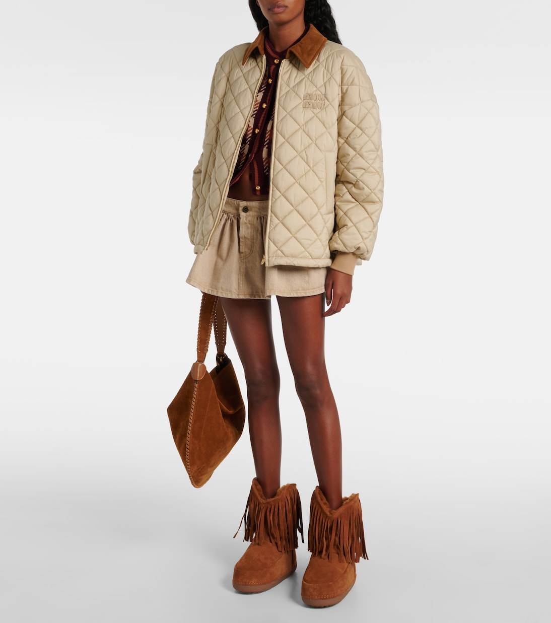 Botas de nieve Cowboy Fringes de ante | Inuikii
