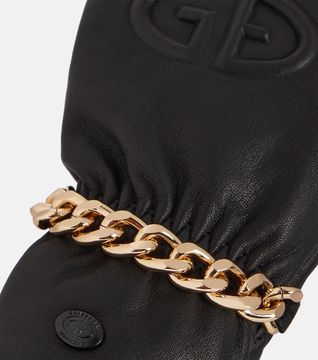 Kendall chain-detail logo mittens | Goldbergh