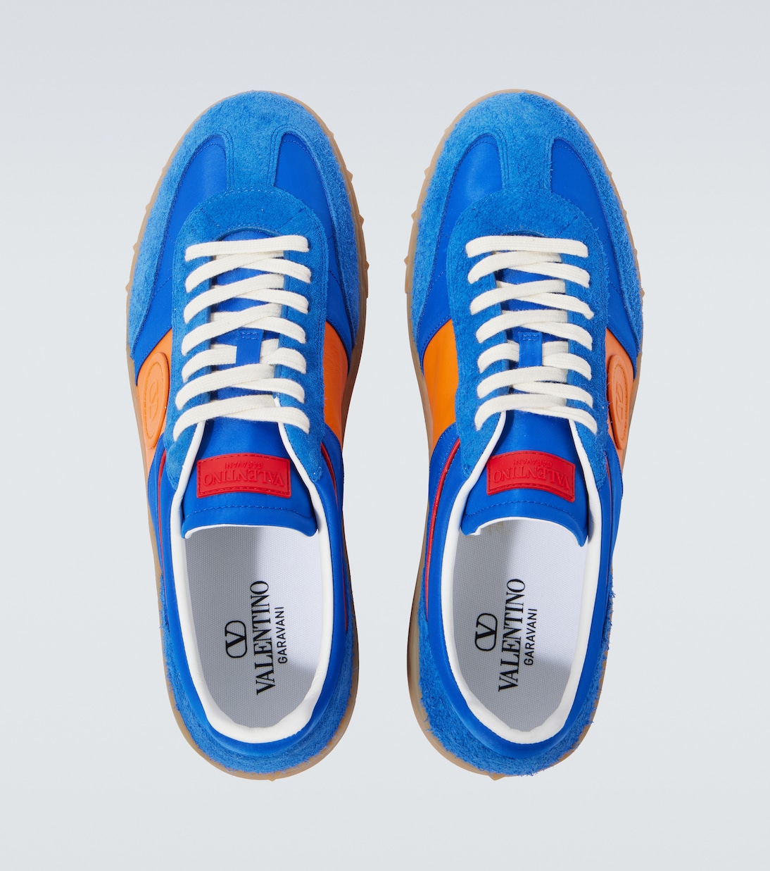 Baskets Upvillage en daim et cuir | Valentino Garavani