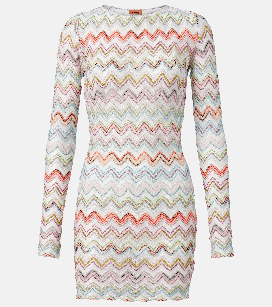 Minikleid aus Häkelstrick | Missoni