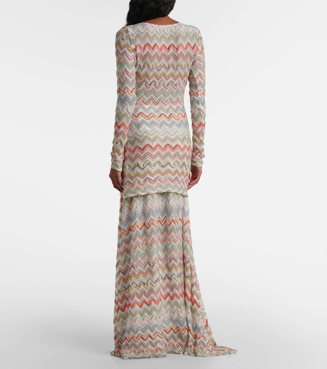 Minikleid aus Häkelstrick | Missoni