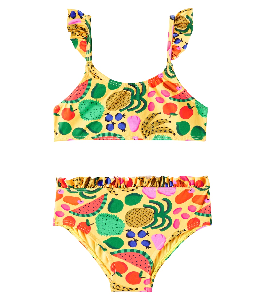 Printed ruffled bikini | Fábula