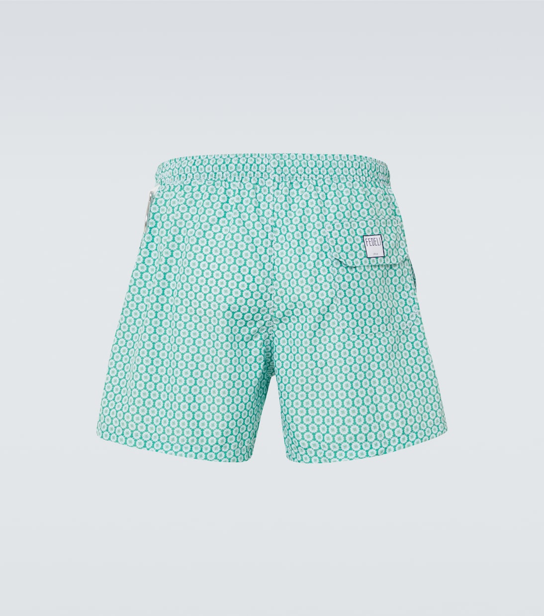 Madeira printed swim trunks | Fedeli