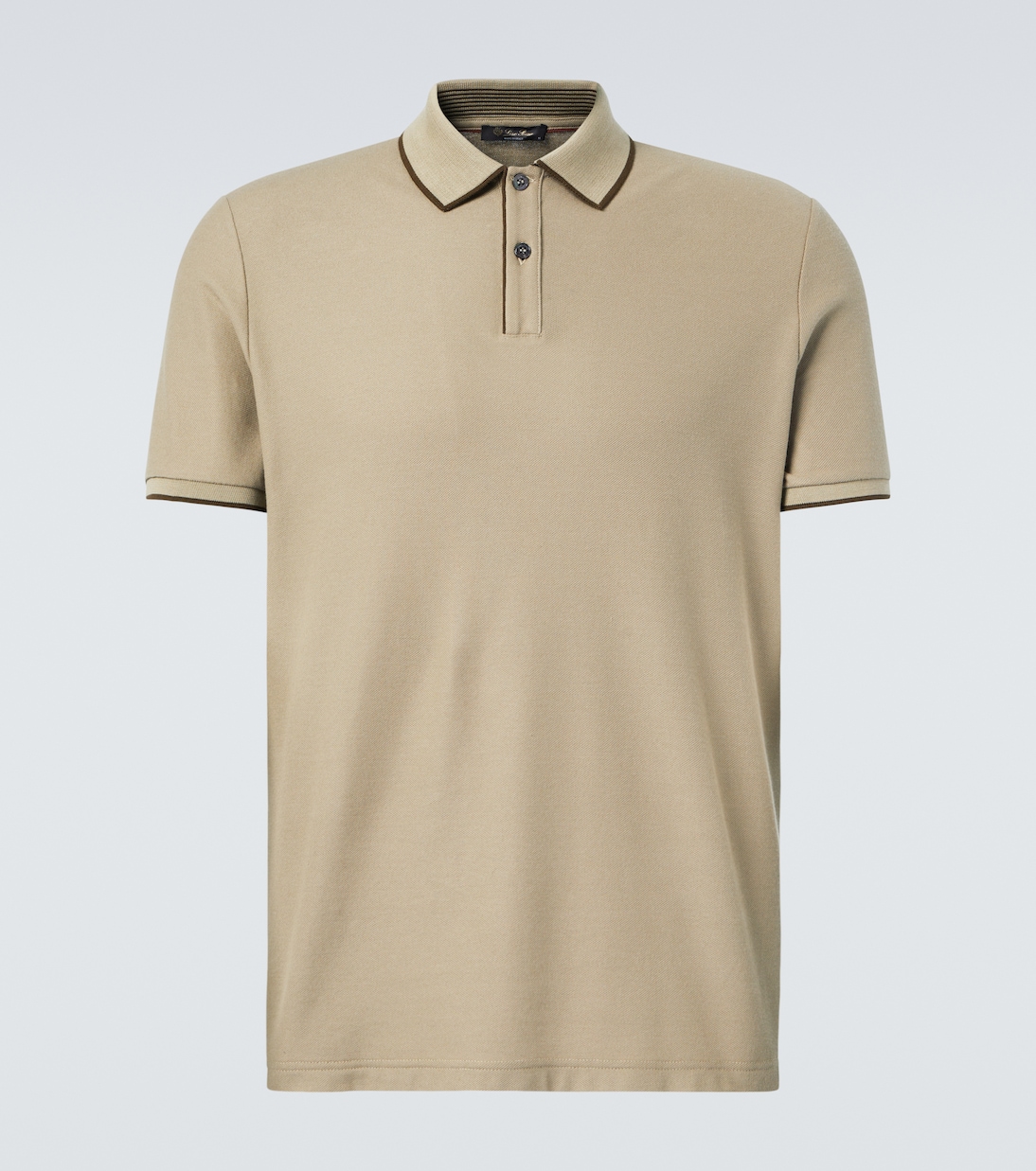 Polo Brentwood en piqué de mezcla de algodón | Loro Piana