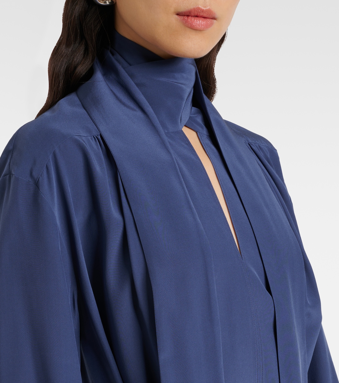 Abito midi Bolero in seta crêpe de chine | Joseph