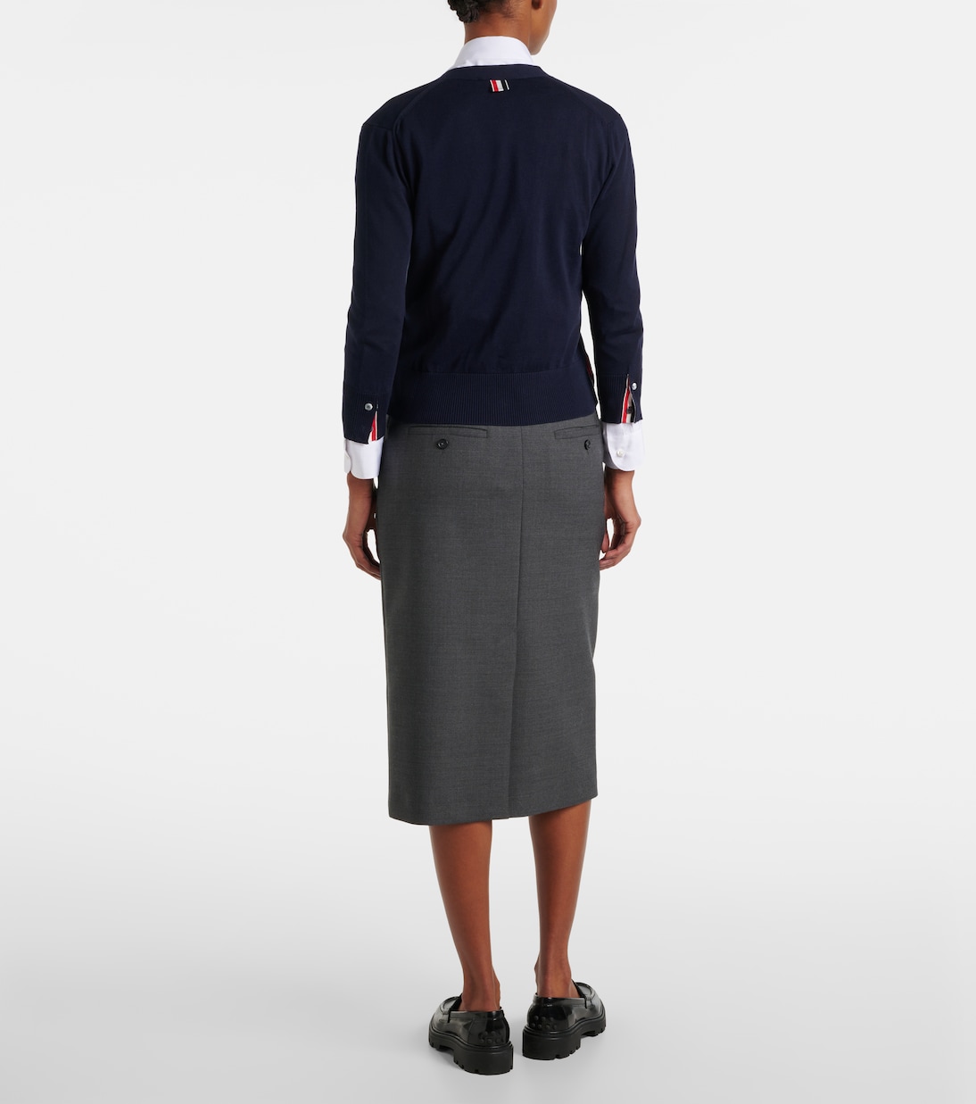 Cárdigan 4-Bar de algodón | Thom Browne