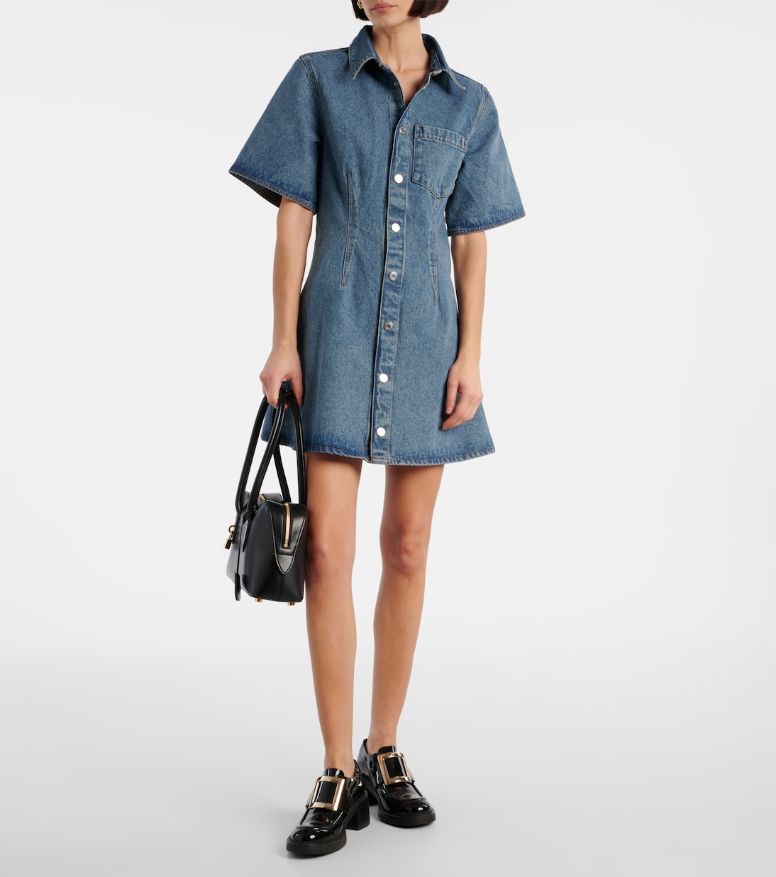 Ami De Cœur denim shirt dress | Ami Paris