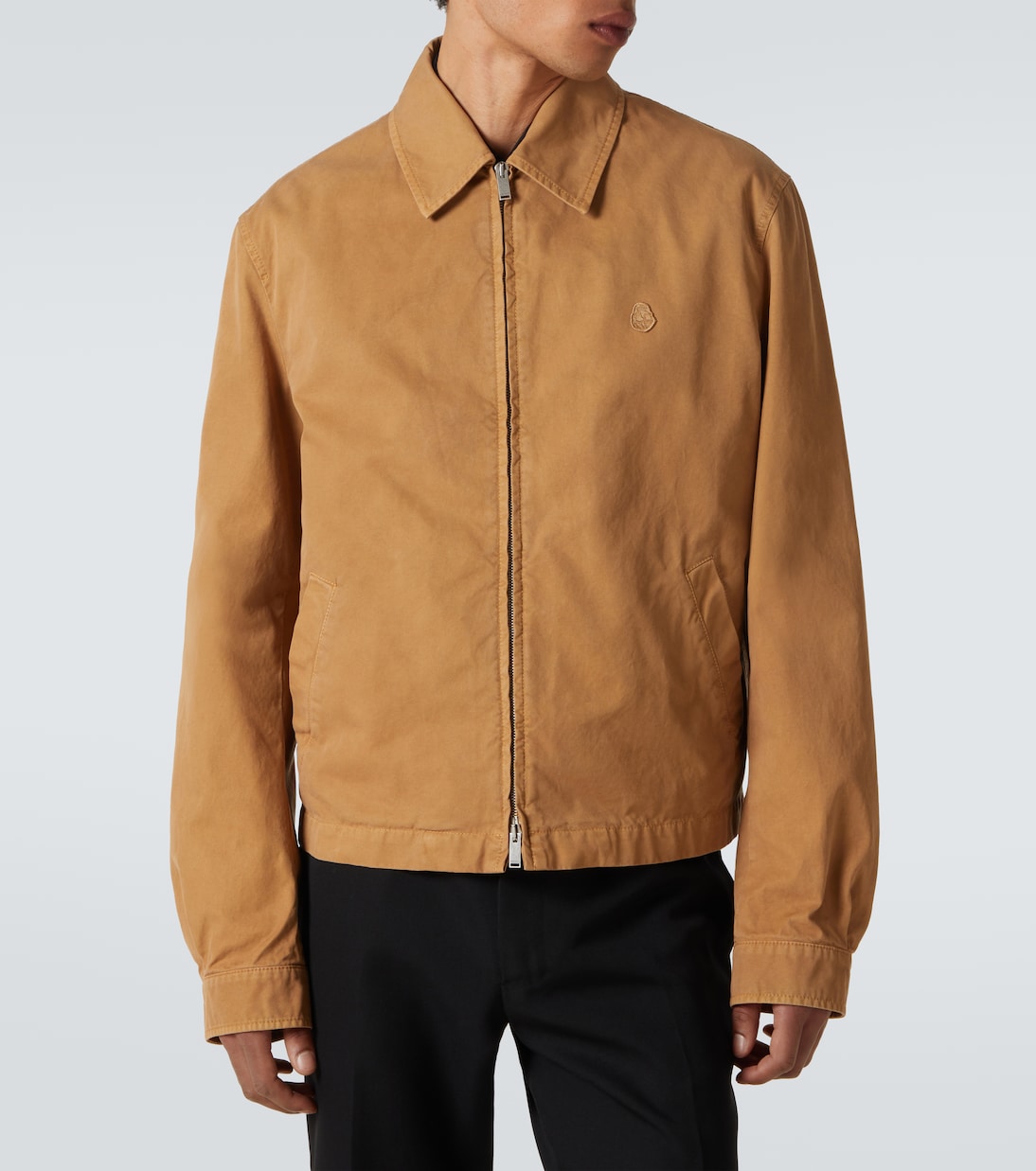 Giacca blouson Skull in cotone | McQueen
