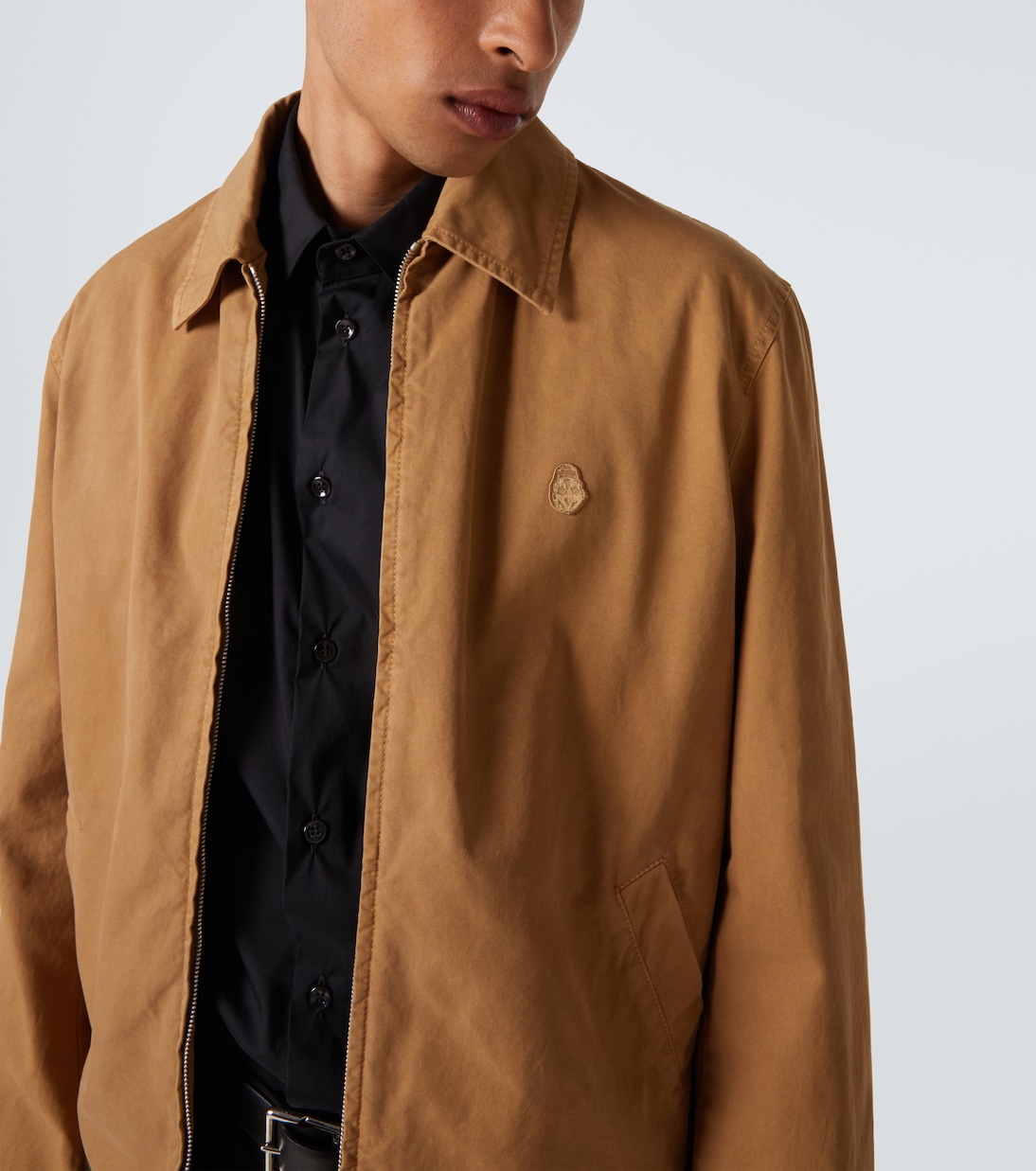 Giacca blouson Skull in cotone | McQueen