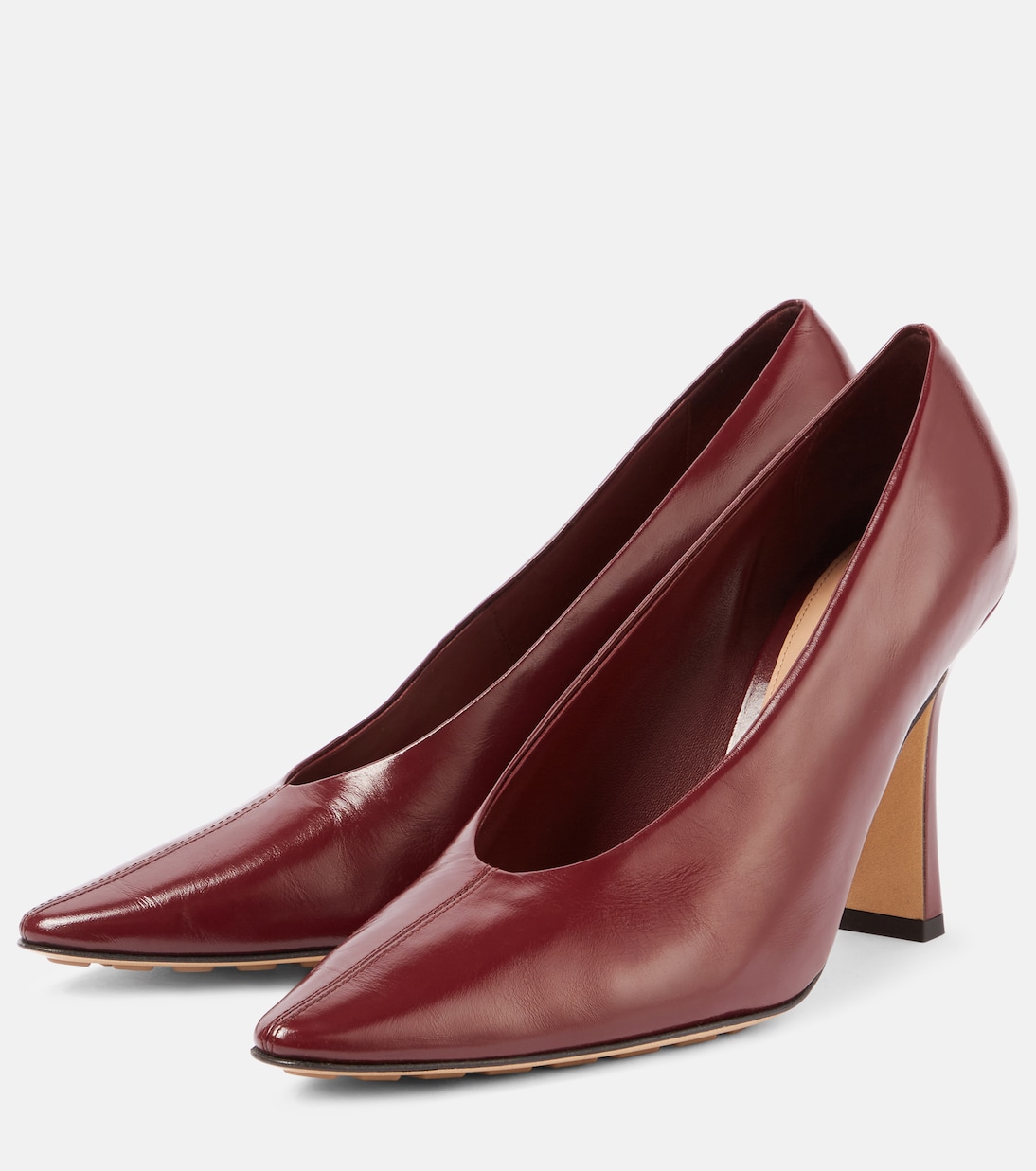 Scarpe con tacco Bottega Veneta Sofia 90 in pelle per uno stile giovane e raffinato