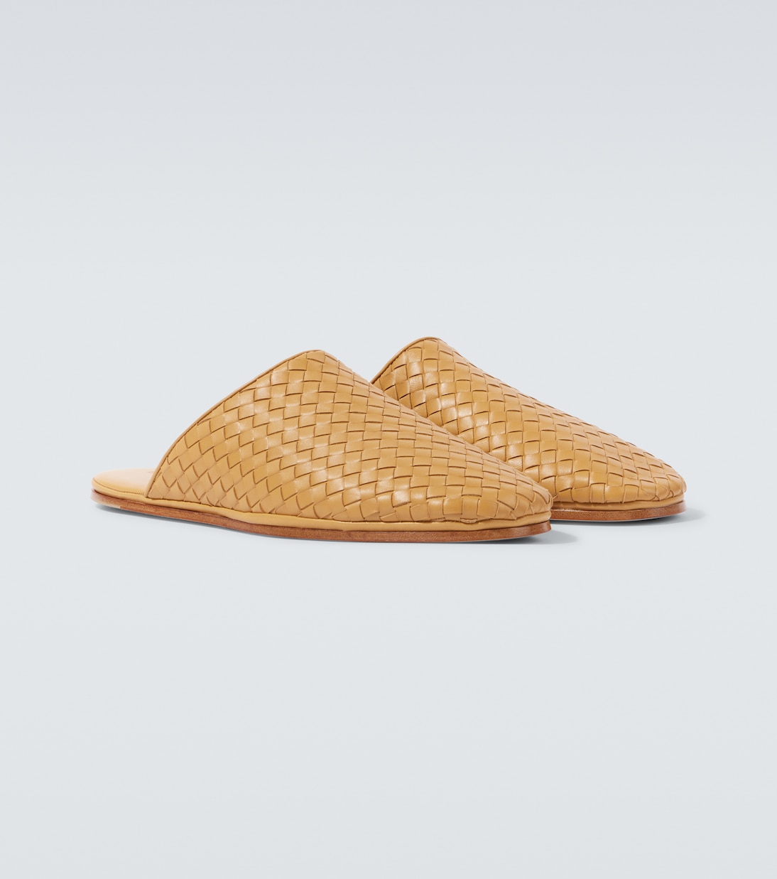 Sunday Intrecciato编织皮革穆勒鞋 | Bottega Veneta