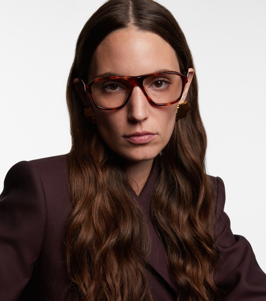 x Oliver Peoples square glasses | Khaite