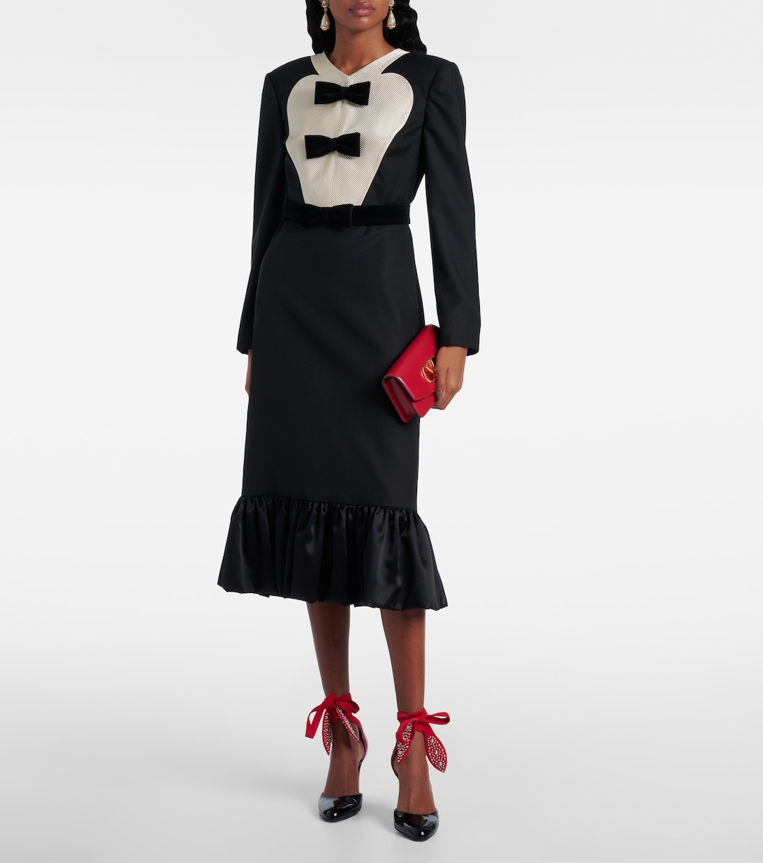 Clutch Vain VLogo Small aus Leder | Valentino Garavani
