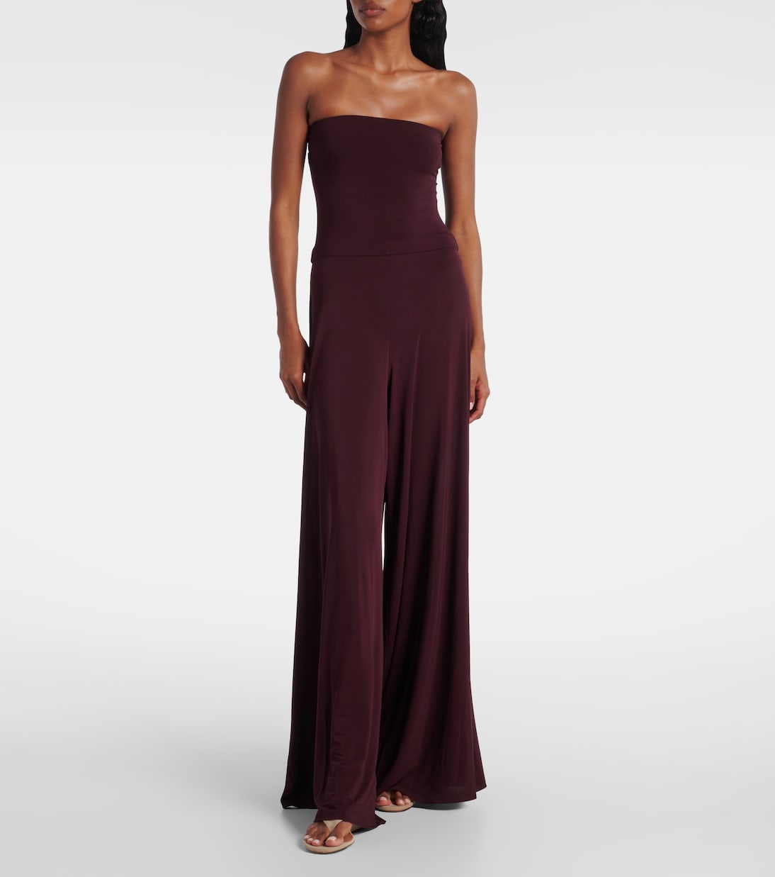 Jumpsuit bustier in jersey | Alaïa