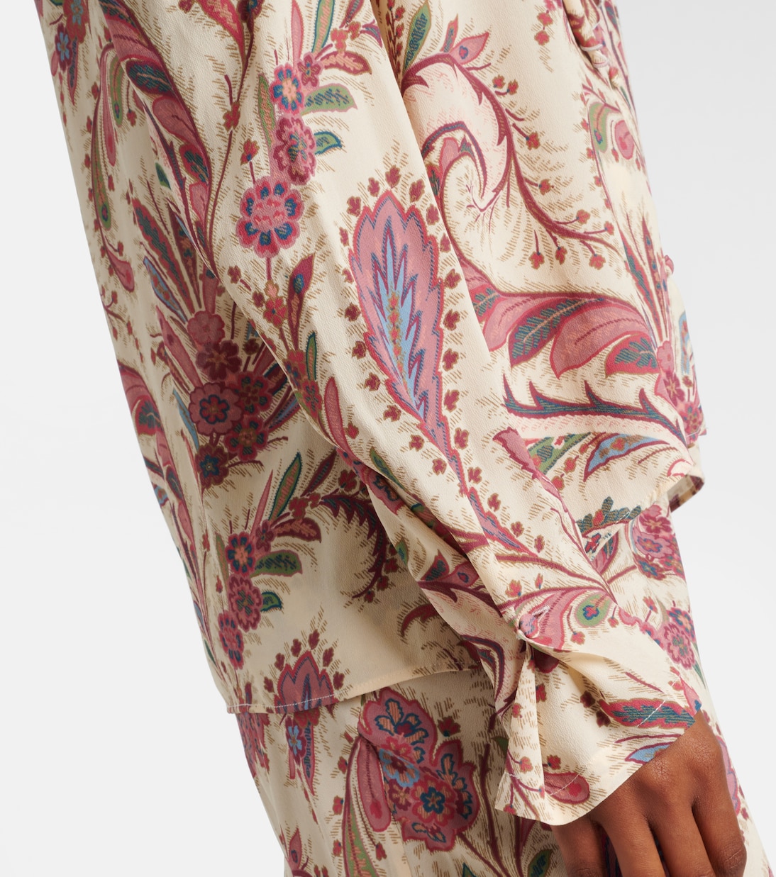 Printed ruffled blouse | Etro