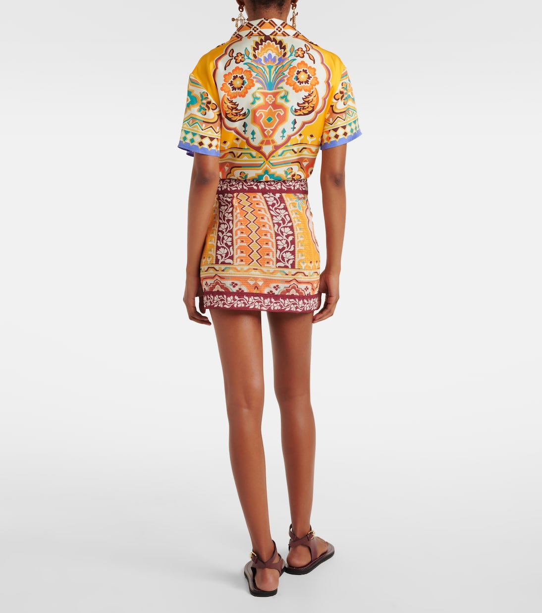 Printed wrap skirt | Etro