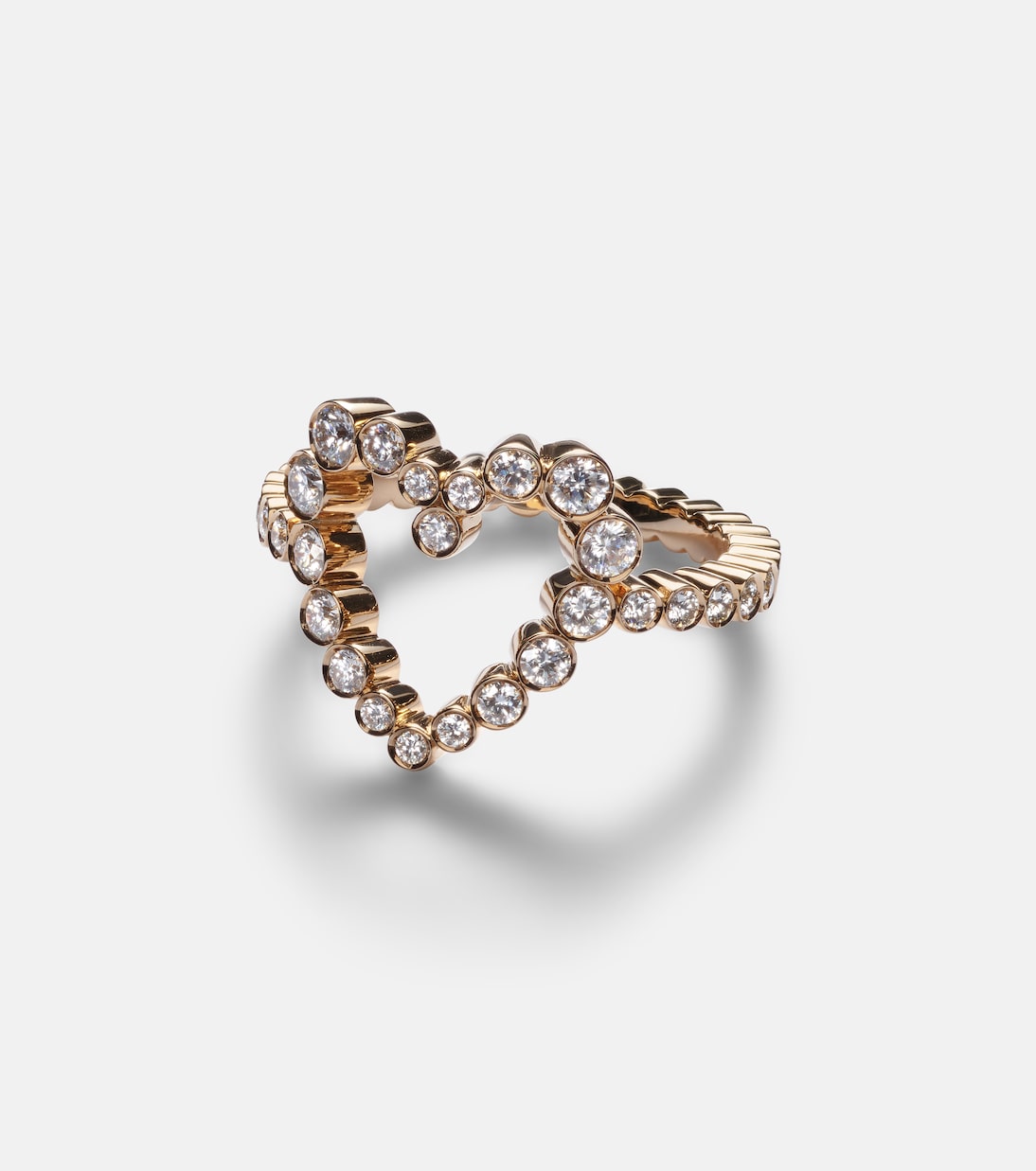 Anello Ensemble Coeur in oro 18kt con diamanti | Sophie Bille Brahe