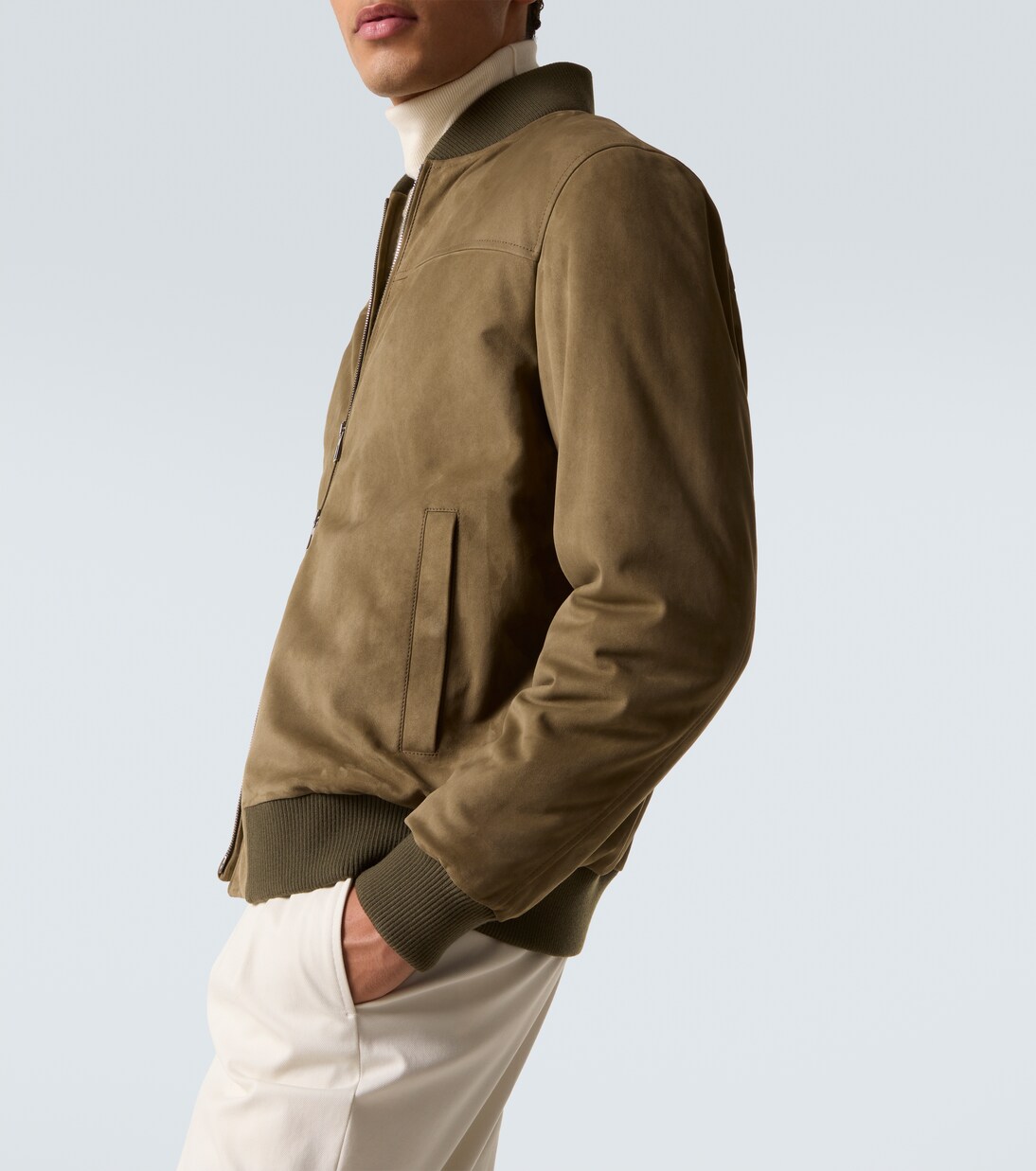 Ivy leather bomber jacket | Loro Piana