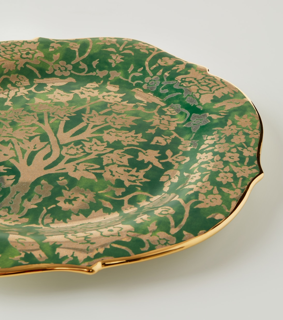 Plateau Fortuny Alberelli en porcelaine | L'Objet