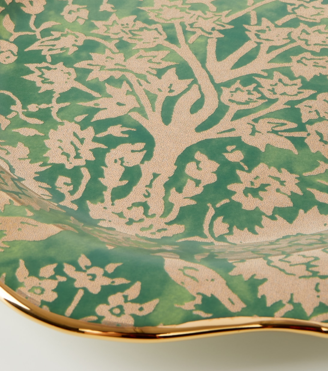 Plateau Fortuny Alberelli en porcelaine | L'Objet