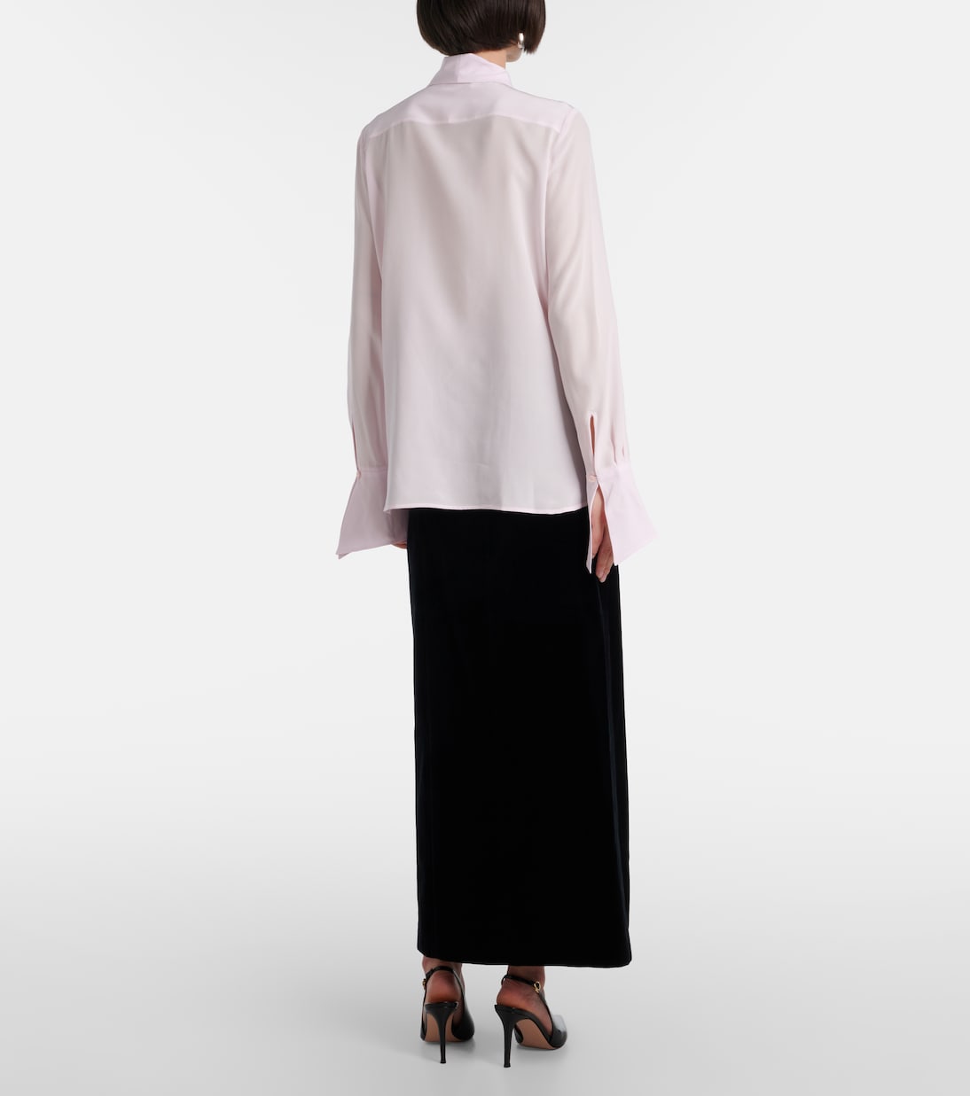 Hemd Lavallière aus Crêpe de Chine aus Seide | Nina Ricci