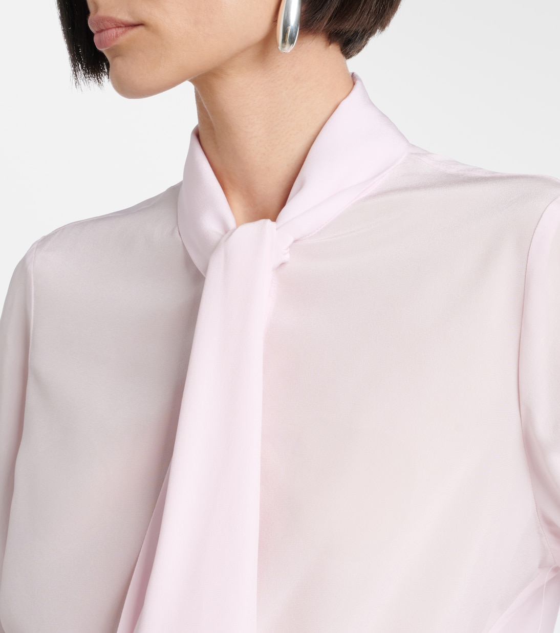 Hemd Lavallière aus Crêpe de Chine aus Seide | Nina Ricci