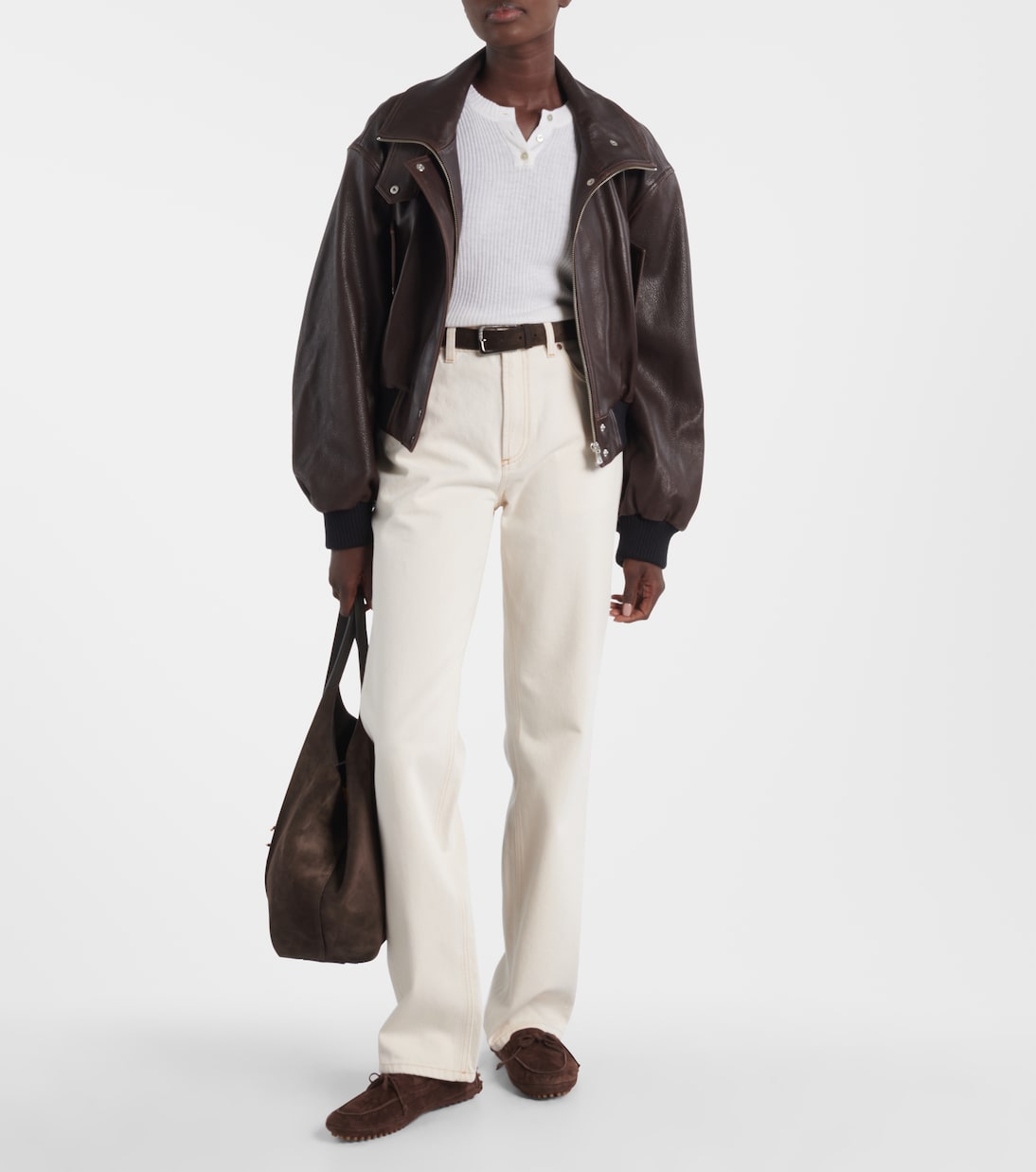 Jeans rectos de tiro alto | Tod's