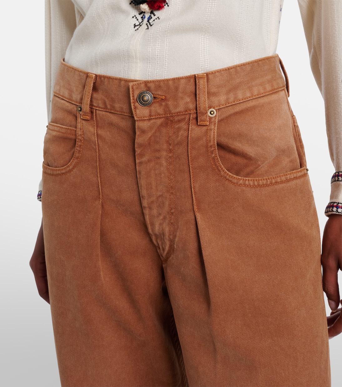 Rodaynaga high-rise wide-leg jeans | Isabel Marant