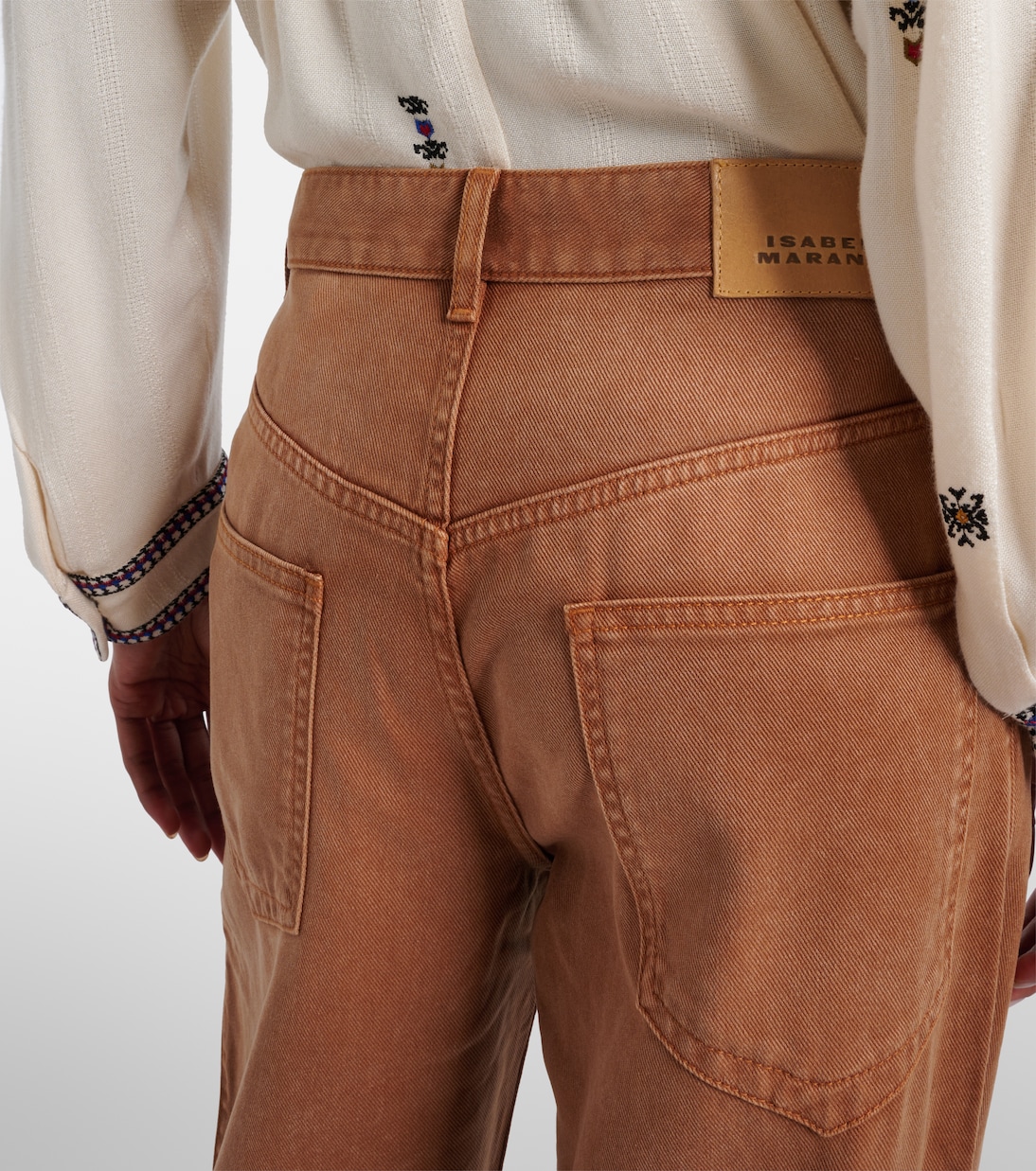 Rodaynaga high-rise wide-leg jeans | Isabel Marant