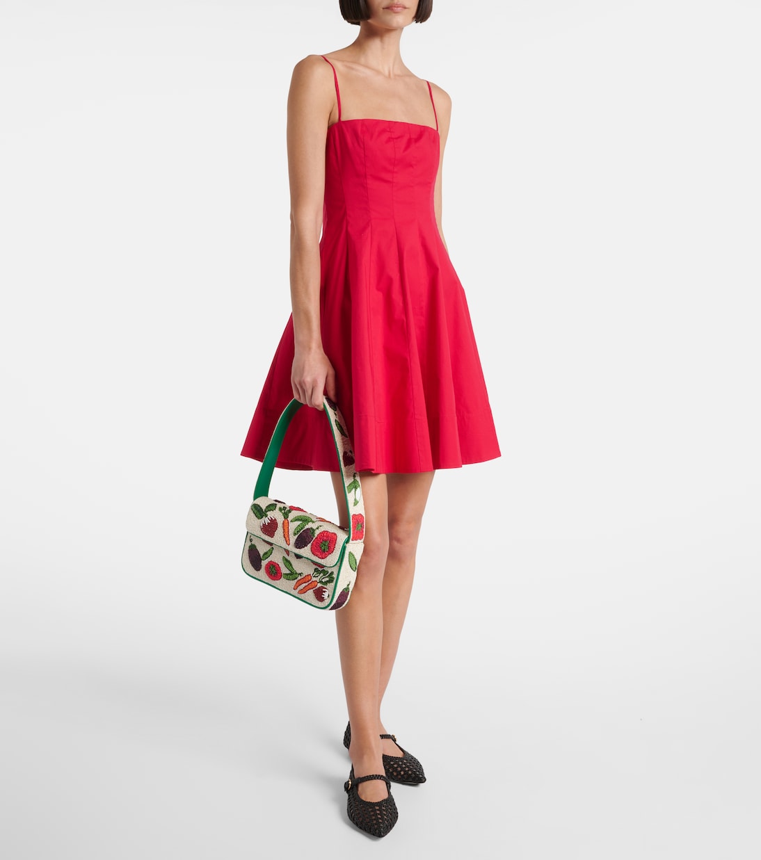 Wylie cotton minidress | Staud