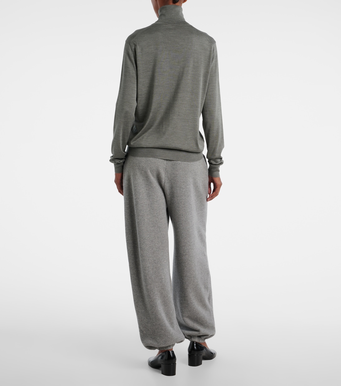 Liwen silk turtleneck top | The Row