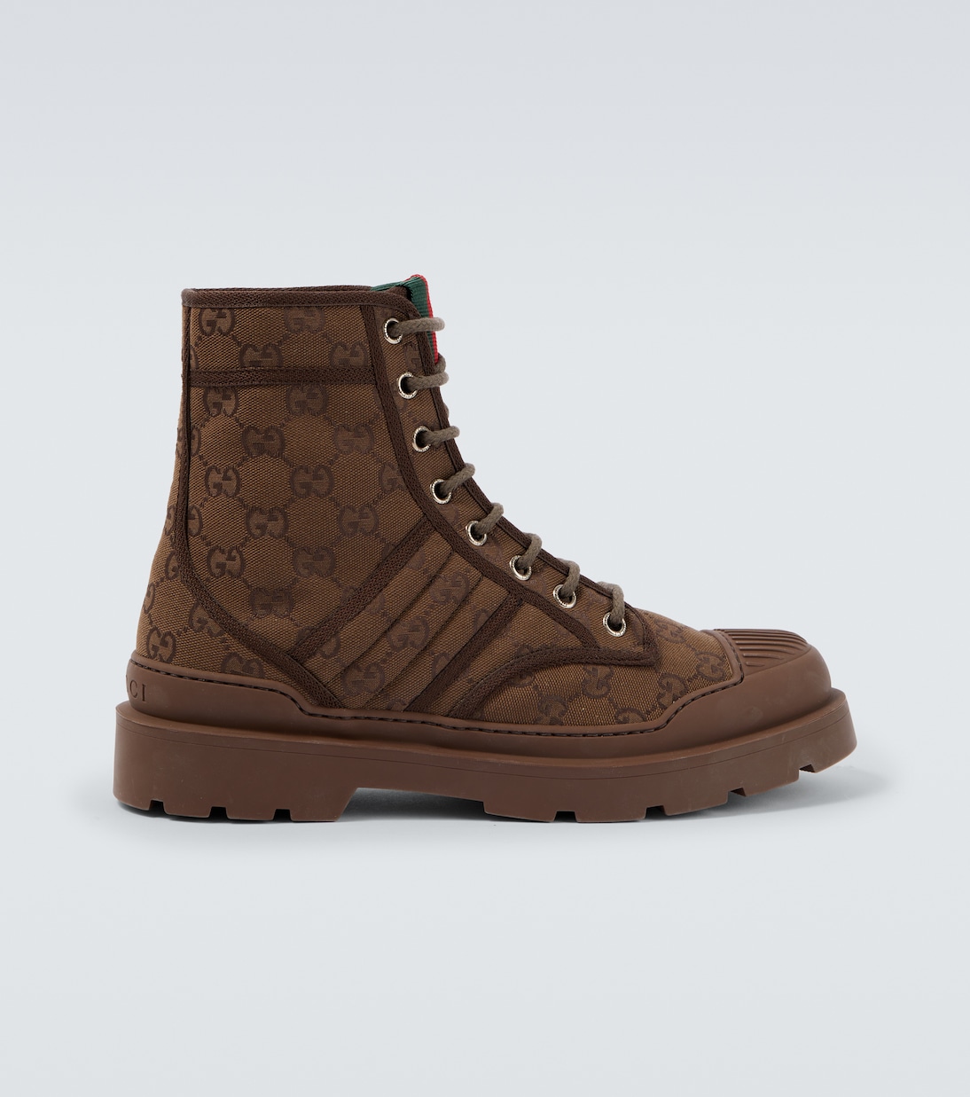Schnürstiefel New Sherlin GG aus Canvas | Gucci