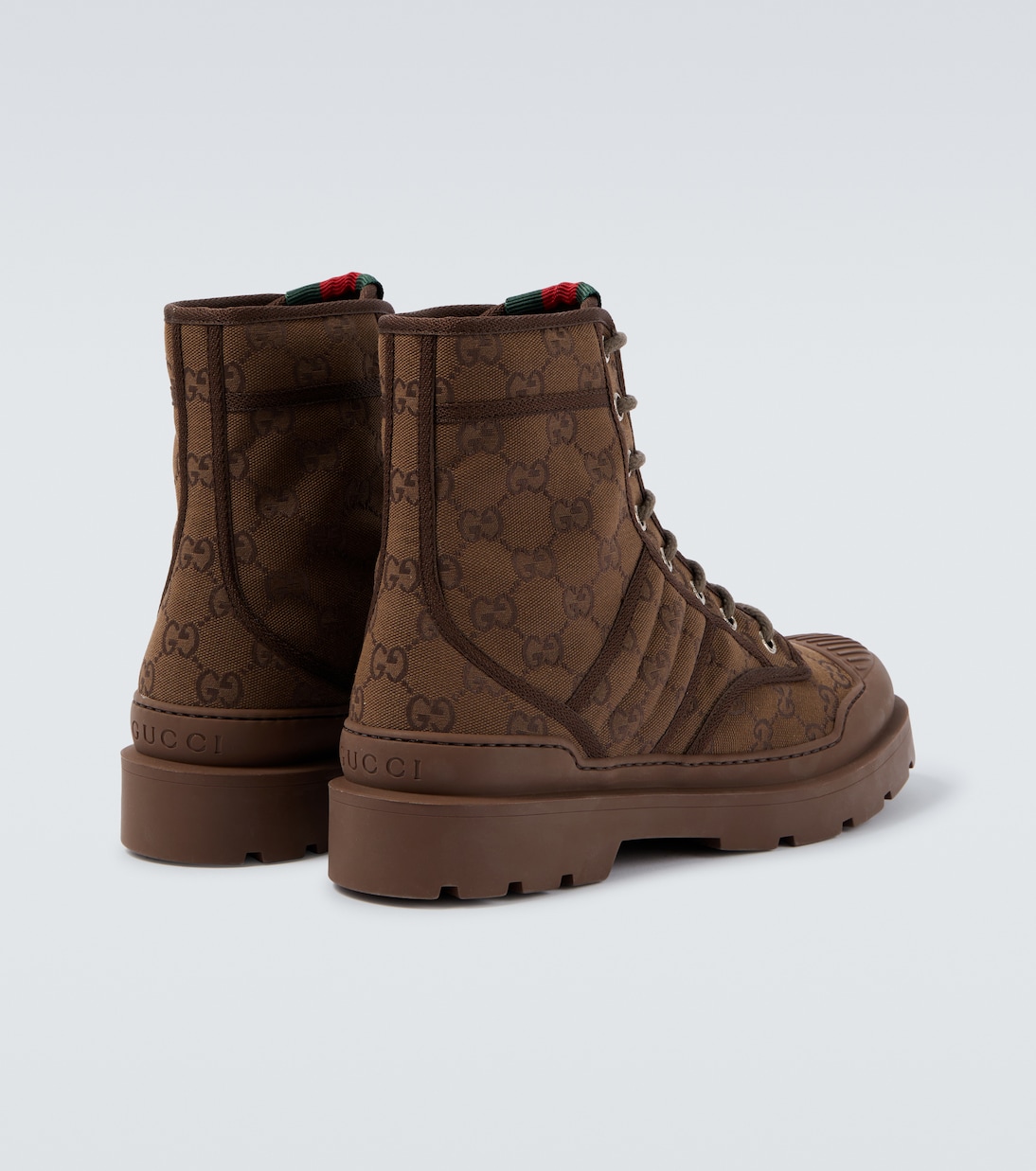 Schnürstiefel New Sherlin GG aus Canvas | Gucci