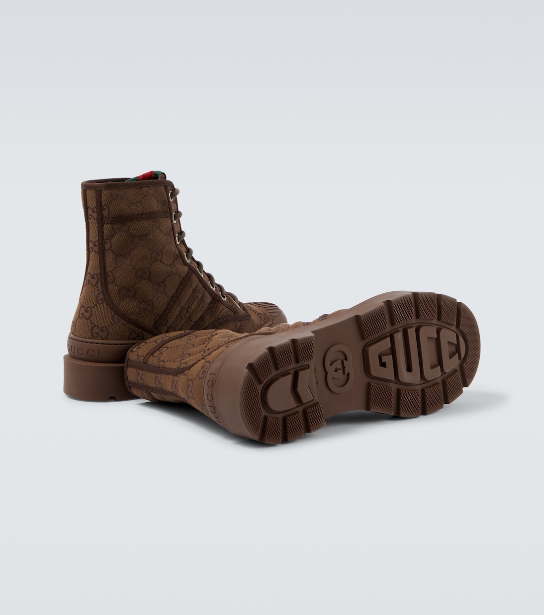 Schnürstiefel New Sherlin GG aus Canvas | Gucci