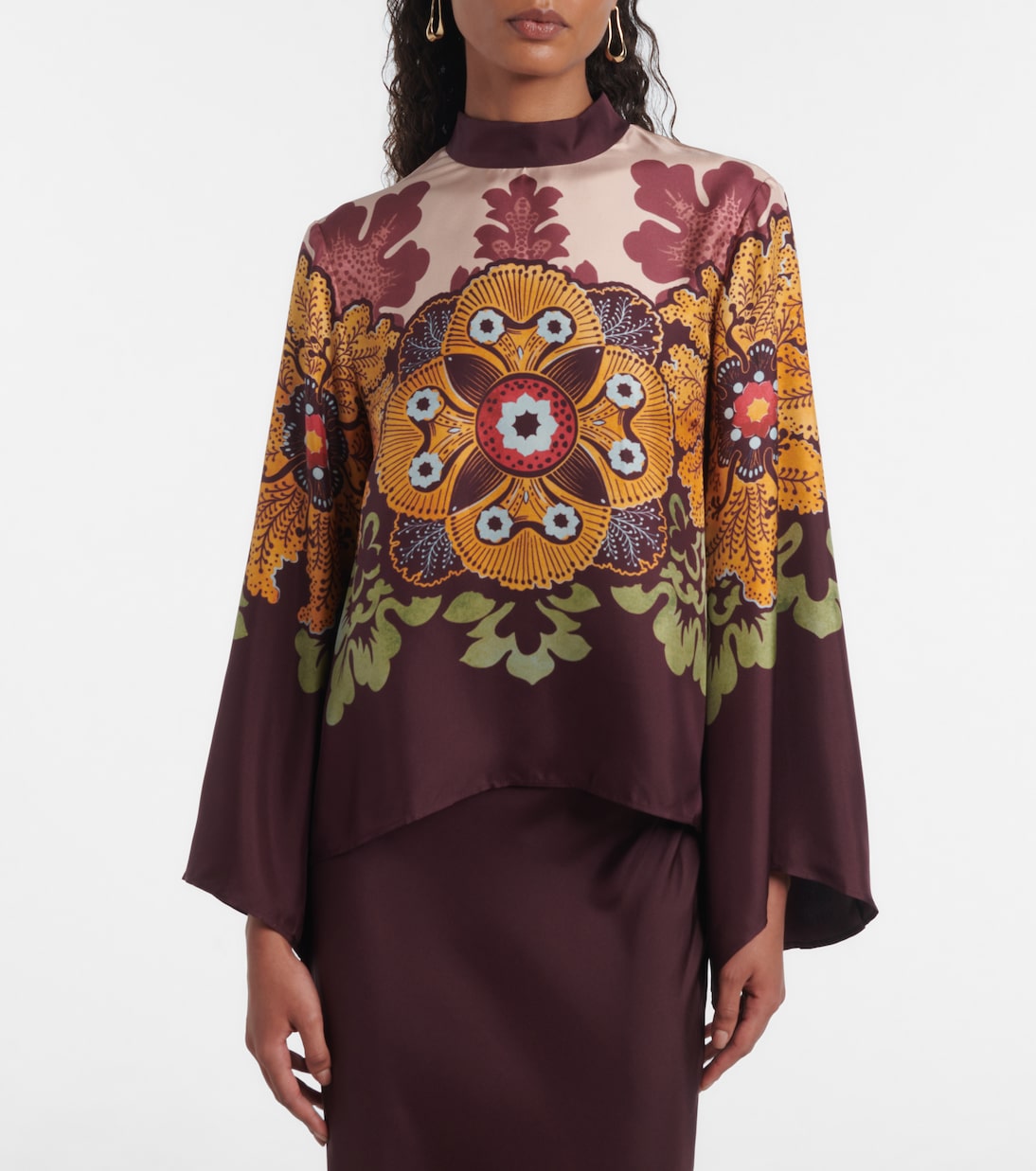 Make An Exit silk twill blouse | La DoubleJ