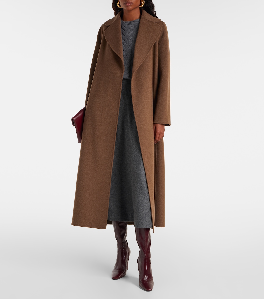 Poldo virgin wool wrap coat | 'S Max Mara