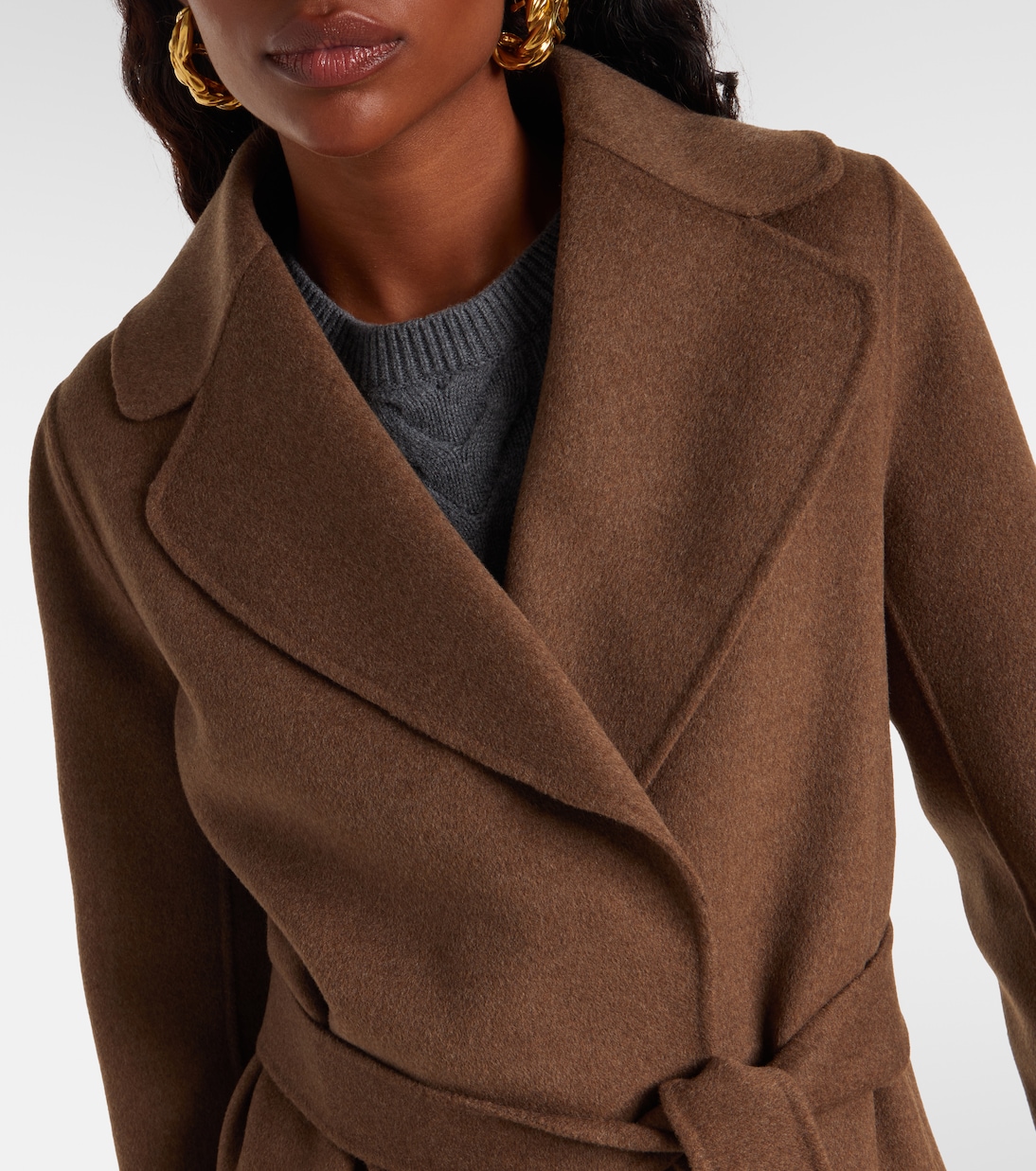 Poldo virgin wool wrap coat | 'S Max Mara