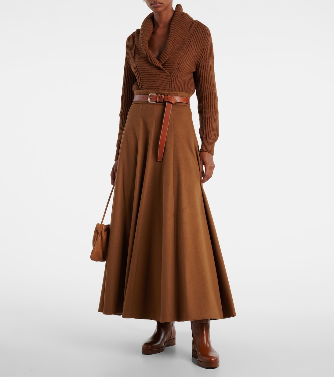 Camel hair maxi skirt | Max Mara