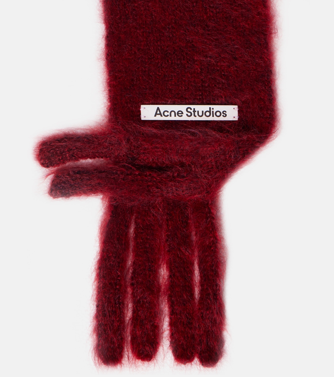 Kinna fringed mohair and wool scarf | Acne Studios