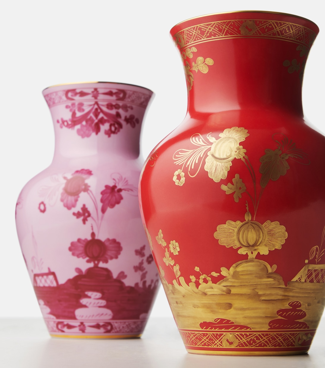 Oriente Italiano Ming Small porcelain vase | Ginori 1735