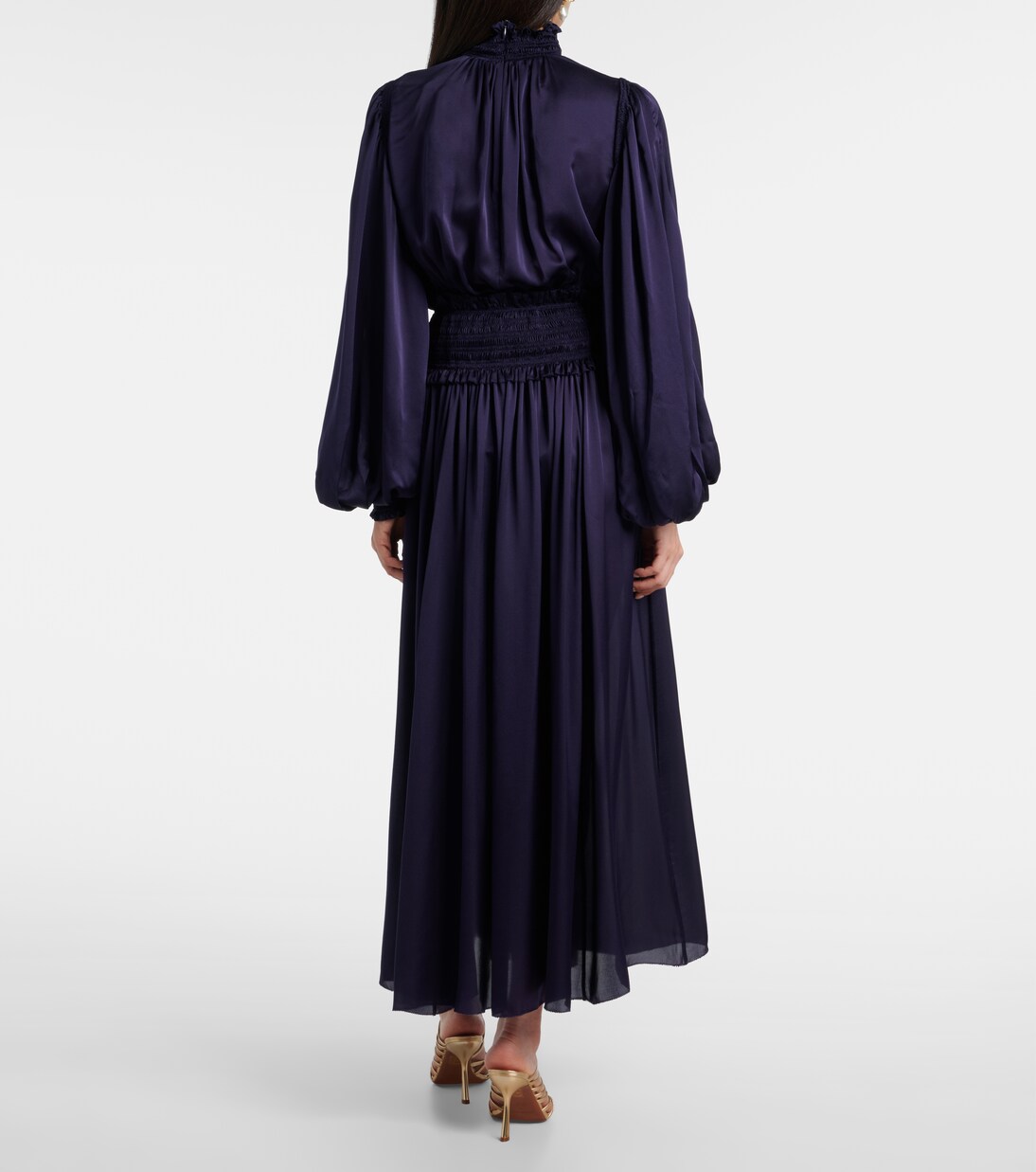 Dream shirred silk maxi skirt | Zimmermann