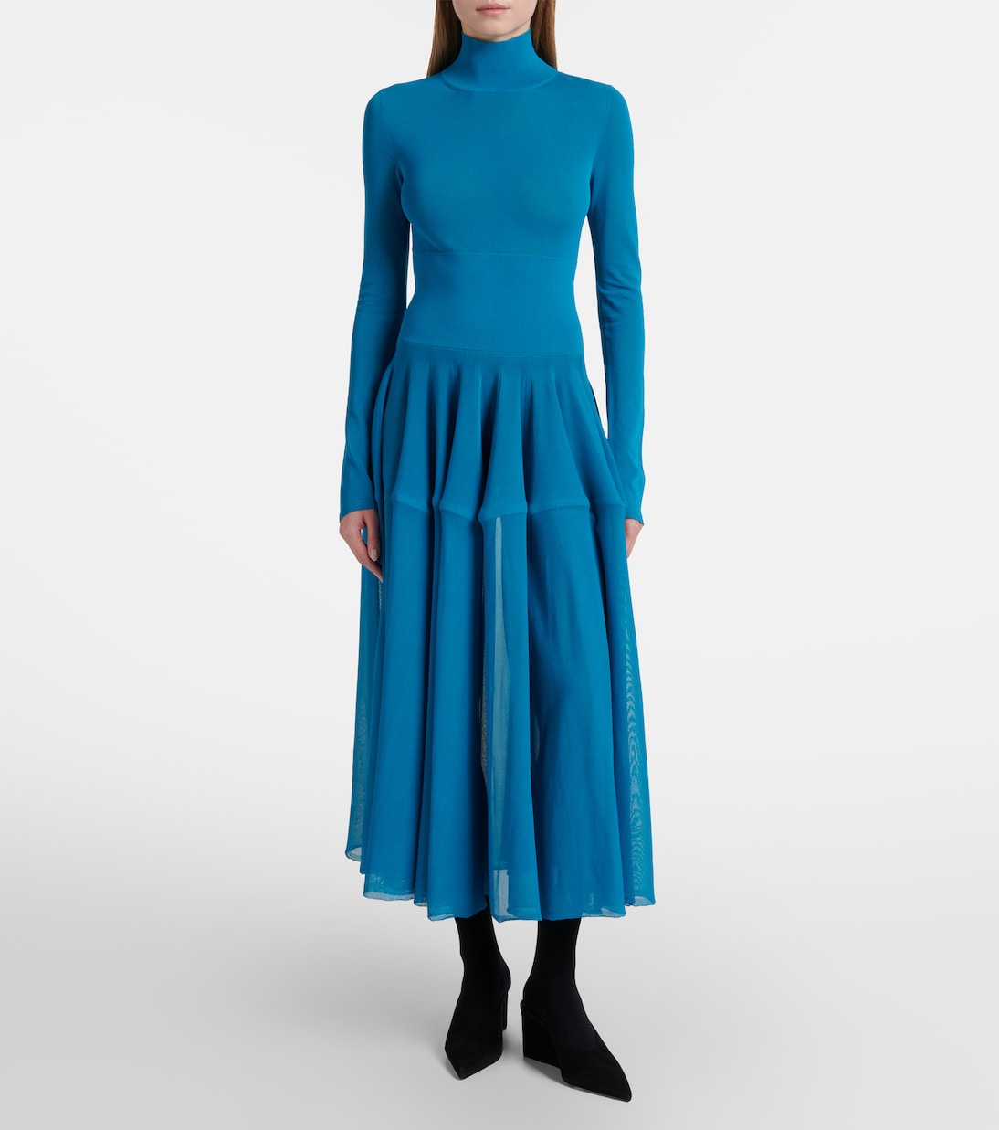 터틀넥 드레스 | Alaïa