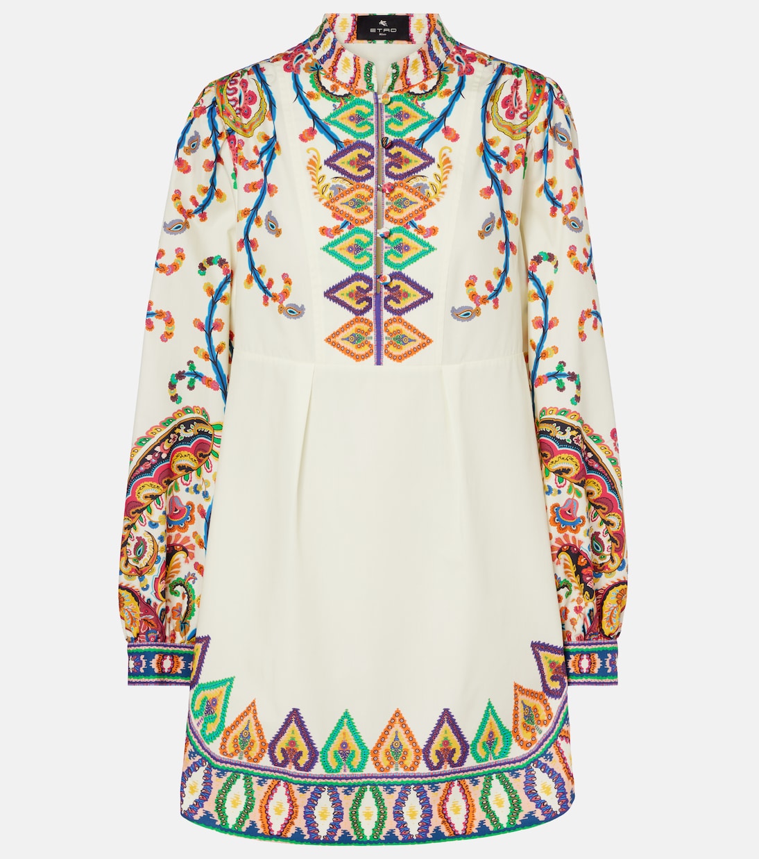 Printed cotton minidress | Etro