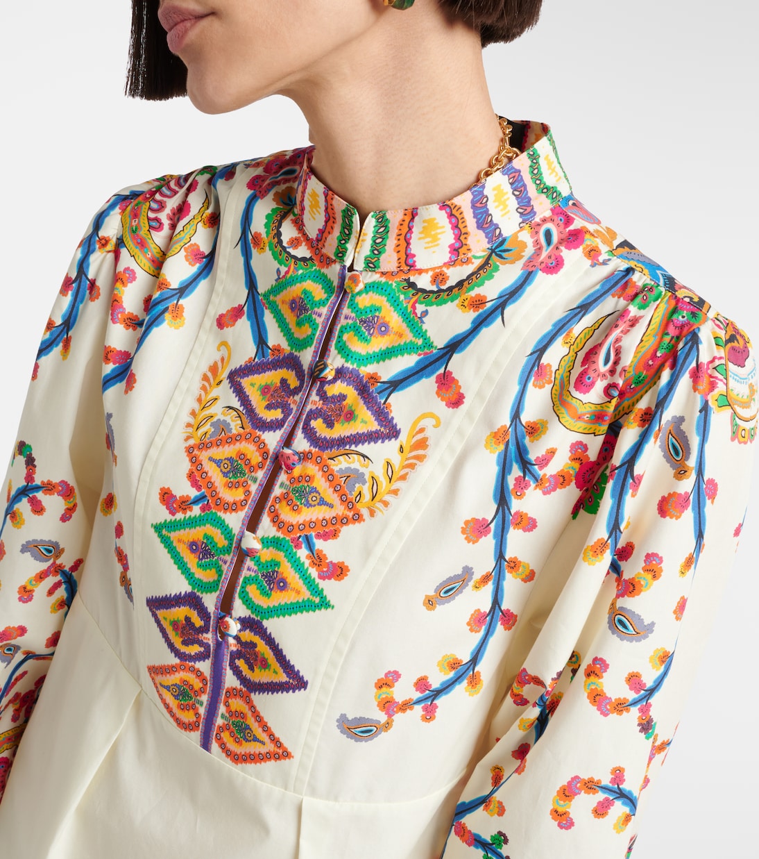 Printed cotton minidress | Etro