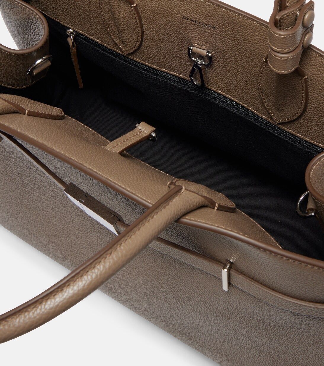Hudson 레더 탑 핸들 백 | DeMellier